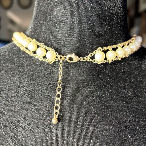 20” Build a Bundle Goldtone Pearl Beaded Necklace EPC Lobster Claw Closure with - Picture 2 of 3